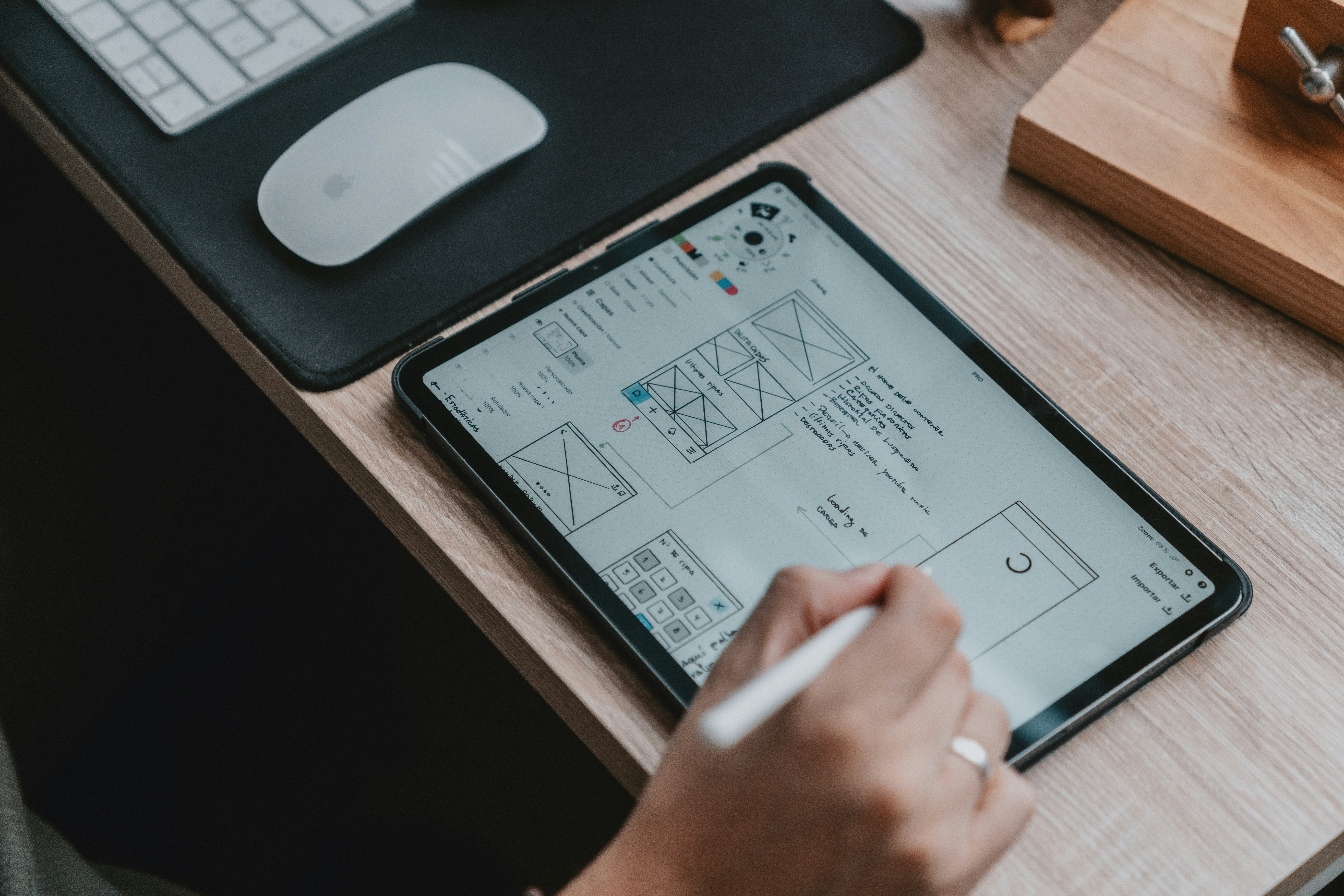 Espace de travail web